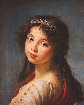 Жюли Лебрен (1789 год). Портрет кисти Элизабет Виже-Лебрен