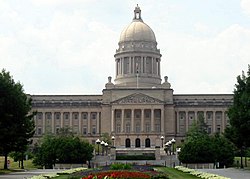 O Capitolio de Kentucky en Frankfort