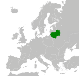 Regno di Lituania - Localizzazione