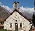 La chapelle de la Chaup, à la façade récemment rénovée.