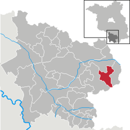 Läget för kommunen Lichterfeld-Schacksdorf i Landkreis Elbe-Elster