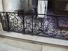 Railings in the choir.[4]