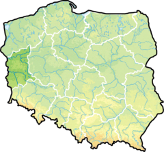 Województwo lubuskie na mapie Polski