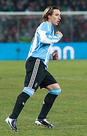 Lucas Biglia – Portugal vs. Argentina, 9th February 2011 (1).jpg