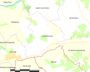 Poziția localității Cazideroque
