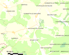 Poziția localității Doulevant-le-Château