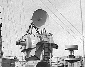 Антенный пост радара AN/SPG-53 на эсминце DDG-40 «Кунц»