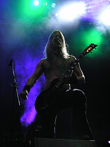 Samuli Ponsimaa during Finntroll concert on Masters of Rock 2007 festival.