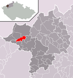 Localização de Měděnec