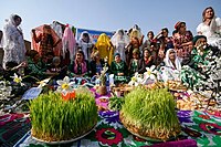Nowruz gathering in Uzbekistan, 2023 Navruz foods.jpg
