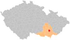 Správní obvod obce s rozšířenou působností Slavkov u Brna na mapě