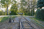 End of the track in Oberloisdorf