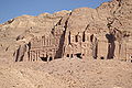 Die antieke stad Petra in Jordanië.