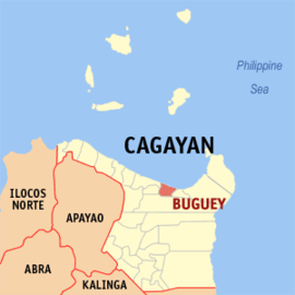 Buguey na Cagayan Coordenadas : 18°17'17.63"N, 121°49'59.16"E
