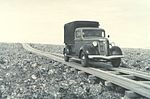 Plank road i Alaska 1938