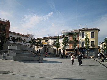 Vista norte de la Plaza de España.