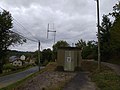 Vue sur le poste source Enedis de Bar sur lequel est raccordé la centrale.