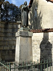 Monument commemorating the passage of Joan of Arc