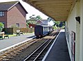 Dymchurch railway station looking towards St Marys Bay