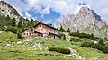 Il Rifugio Città di Carpi, nei Cadini di Misurina.