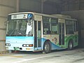 2013年11月頃から2015年9月頃まで使用されていた路線バスの車両