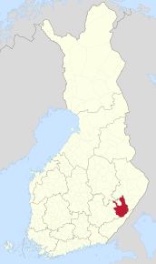 Poziția localității Savonlinna