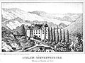 Schloss Schweppenburg 1852 – Lithographie von H. v. Dirks