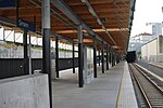 Sinsen station track and platform in 2009