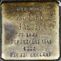 Stolperstein für Karl Max Jacoby (Burgunder Straße 44)