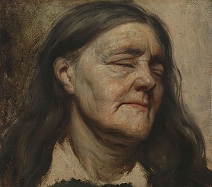 Étude d'une vieille femme (entre 1855 et 1858), Rijksmuseum Amsterdam.