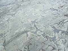 Weathered Archean pillow lava in the Temagami Greenstone Belt of the Canadian Shield