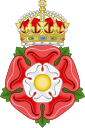 Tudor Rose, royally crowned.svg