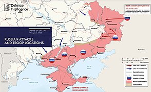 Situation du 5 au 18 août 2022[4]