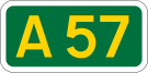 A57 road shield