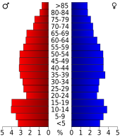 Bevolkingspiramide Choctaw County