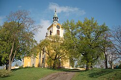 Farní kostel Povýšení svatého Kříže ve Vtelně u Mostu