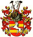 Vollwappen der ehemaligen Bergstadt Zellerfeld (bis 1924)