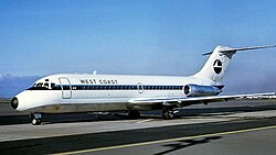 Douglas DC-9 der West Coast Airlines