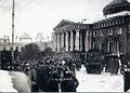 A palota az orosz munkás- és katonai bizottság ülése idején 1917 márciusában