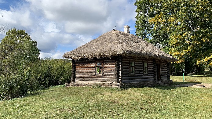 742. Кучерская изба летом, Ясная Поляна, Щёкинский район Автор — Velbes