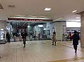 京王線笹塚駅改札口（2014年12月7日撮影）