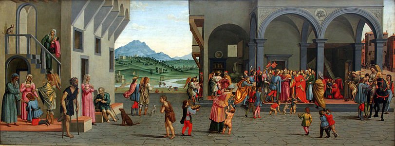 Scene of the life of the young Tobias, 1535, Gemäldegalerie, Berlin