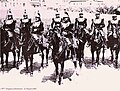 Les cuirassiers à Narbonne, le 19 juin 1907.