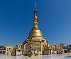 Пагода Ботахтаунг в Янгоне, Мьянма