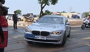 Sri Lanka Air Force BMW 5 Series (F10) with Four stars