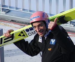 Andreas Kofler en 2010 à Holmenkollen.