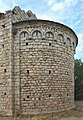 Apsis der Kapelle Saint-Laurent-du-Mont nahe Argelès-sur-Mer