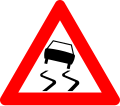 A15: Slippery road