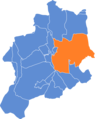 Historische Stadtteil Lipnik (orange)