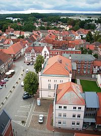 Blick auf den Sternberger Markt